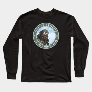 Fighter Squadron Green Long Sleeve T-Shirt